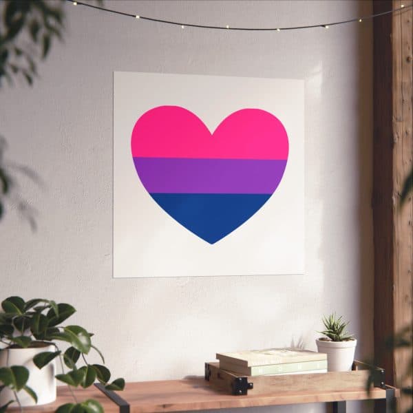 Bisexual Heart Matte Vertical Posters - Image 270