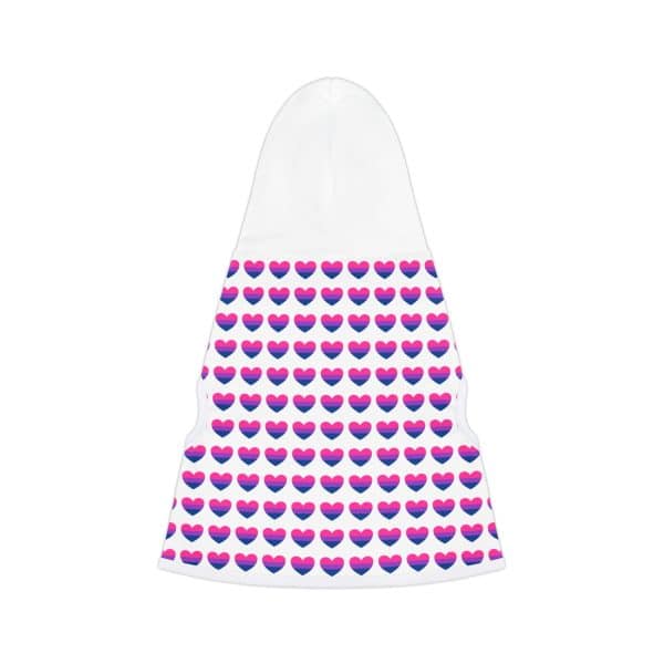 Bisexual Heart Pet Hoodie - Image 11