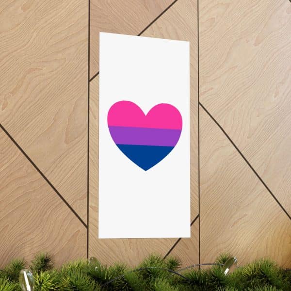 Bisexual Heart Matte Vertical Posters - Image 157