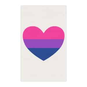 Bisexual Heart Tea Towels (cotton, poly)