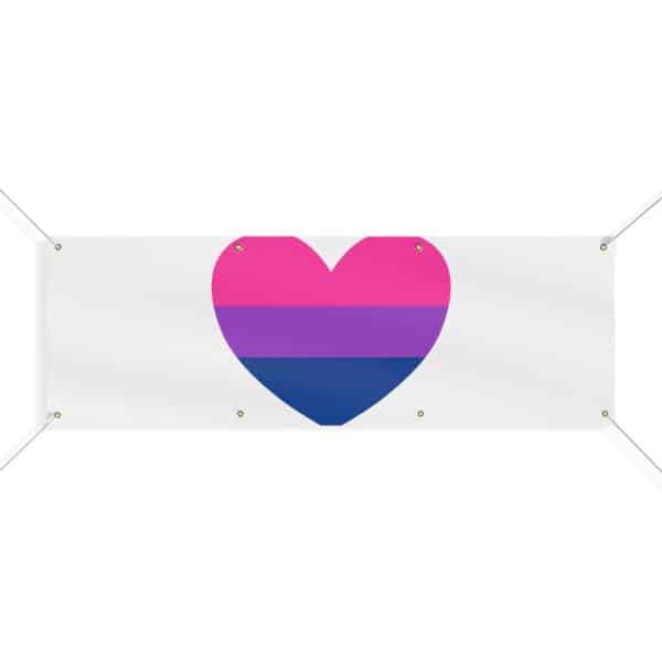 Bisexual Heart Matte Banner - Image 7