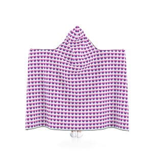 Bisexual Heart Hooded Blanket