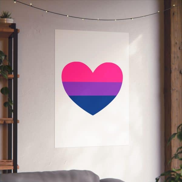 Bisexual Heart Matte Vertical Posters - Image 286