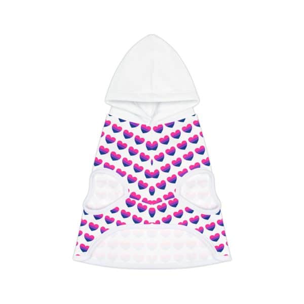 Bisexual Heart Pet Hoodie - Image 10