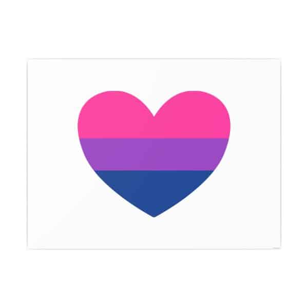 Bisexual Heart Photo Art Paper Posters - Image 73
