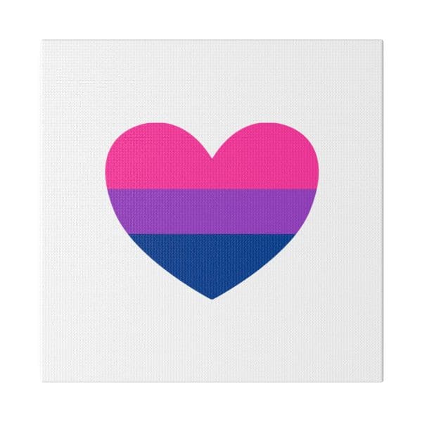 Bisexual Heart Matte Canvas, Stretched, 0.75" - Image 139