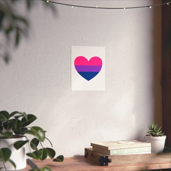 Bisexual Heart Fine Art Posters - Image 3