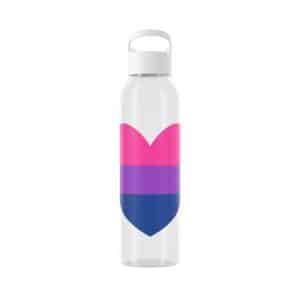 Bisexual Heart Sky Water Bottle