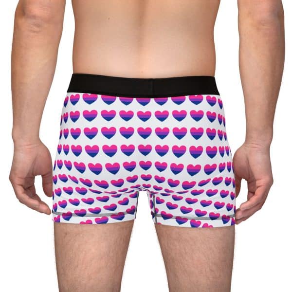 Bisexual Heart Men's Boxers (AOP) - Image 5