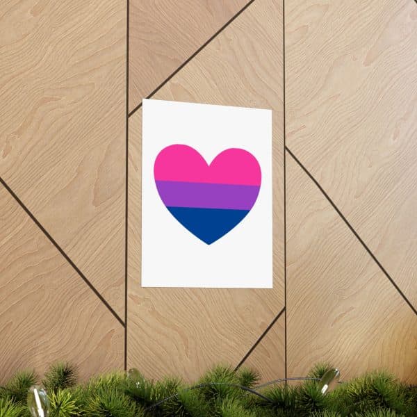 Bisexual Heart Matte Vertical Posters - Image 13