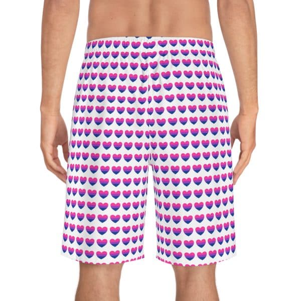 Bisexual Heart Men's Board Shorts (AOP) - Image 20