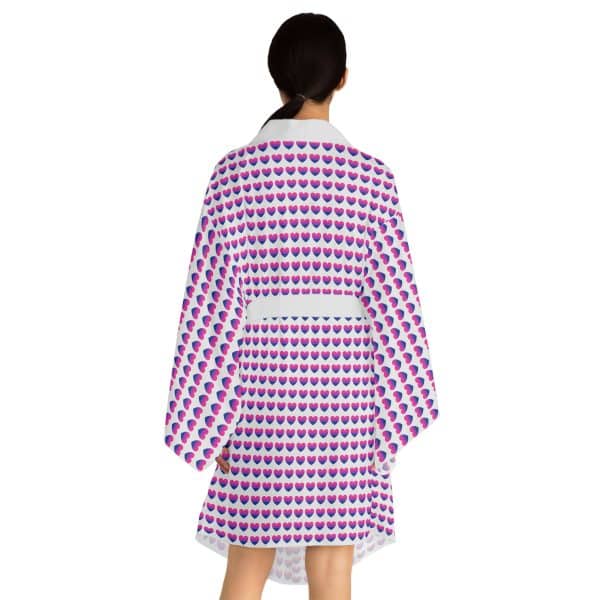 Bisexual Heart Long Sleeve Kimono Robe (AOP) - Image 10