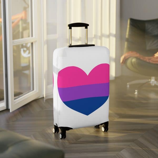 Bisexual Heart Luggage Cover - Image 10