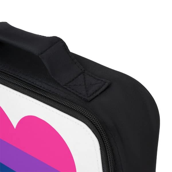 Bisexual Heart Lunch Bag - Image 3