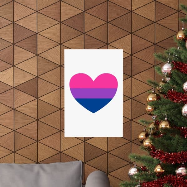 Bisexual Heart Matte Vertical Posters - Image 76