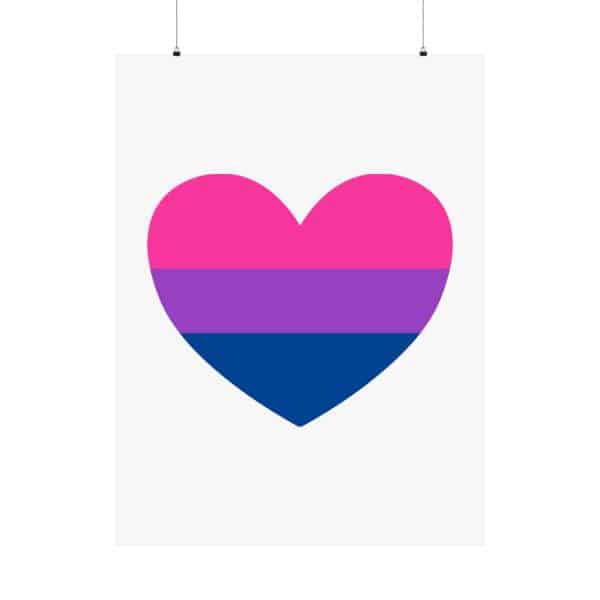 Bisexual Heart Matte Vertical Posters - Image 289