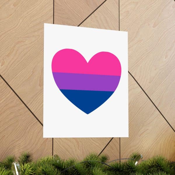 Bisexual Heart Matte Vertical Posters - Image 205