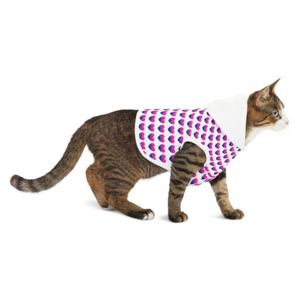 Bisexual Heart Pet Hoodie - Image 15