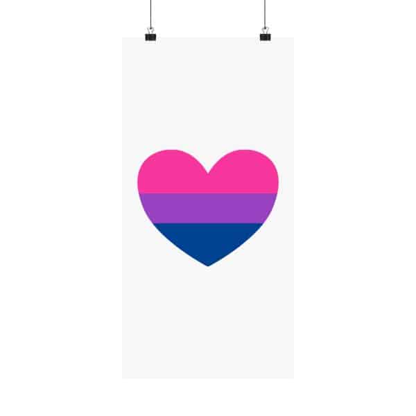 Bisexual Heart Matte Vertical Posters - Image 153