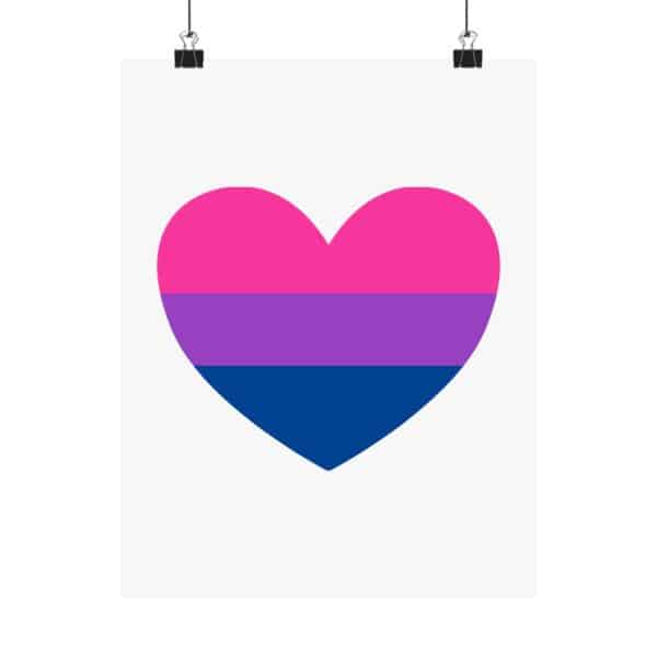 Bisexual Heart Matte Vertical Posters - Image 121