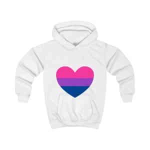 Bisexual Heart Kids Hoodie