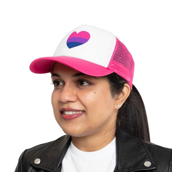 Bisexual Heart Mesh Cap - Image 20