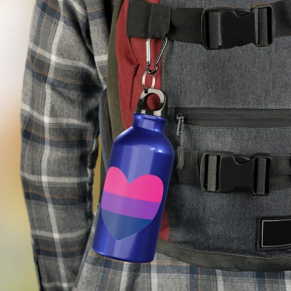 Bisexual Heart Oregon Sport Bottle - Image 70