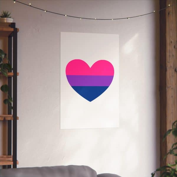 Bisexual Heart Matte Vertical Posters - Image 254