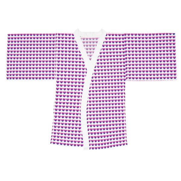 Bisexual Heart Long Sleeve Kimono Robe (AOP) - Image 6