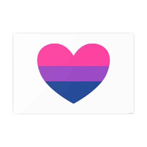 Bisexual Heart Photo Art Paper Posters - Image 64