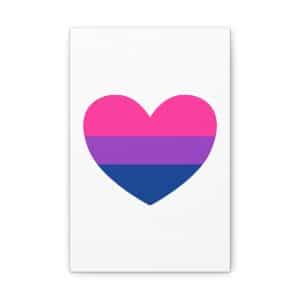 Bisexual Heart Classic Canvas