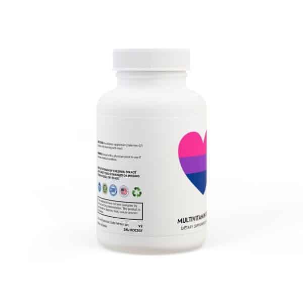 Bisexual Heart Multivitamin for Men Supplement (60 Capsules) - Image 2