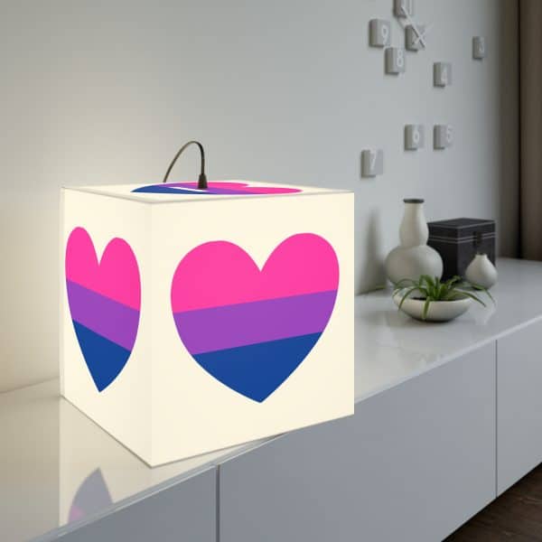 Bisexual Heart Light Cube Lamp - Image 20