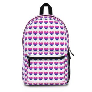 Bisexual Heart Backpack