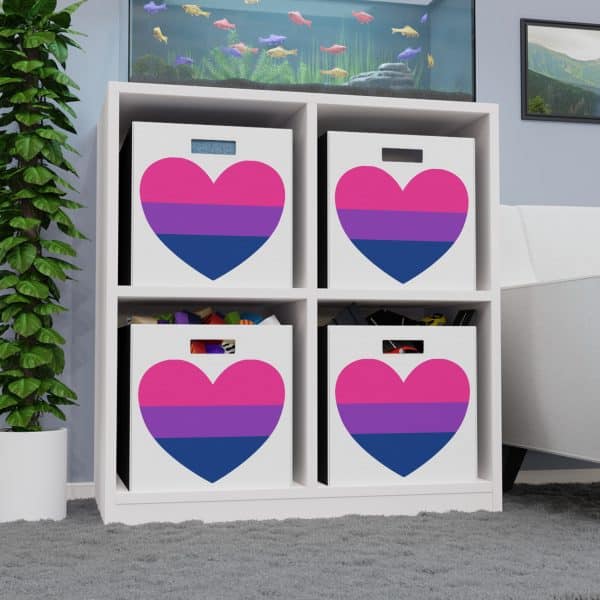 Bisexual Heart Felt Storage Box - Image 5