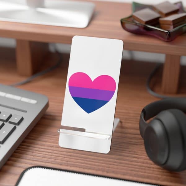 Bisexual Heart Mobile Display Stand for Smartphones - Image 3