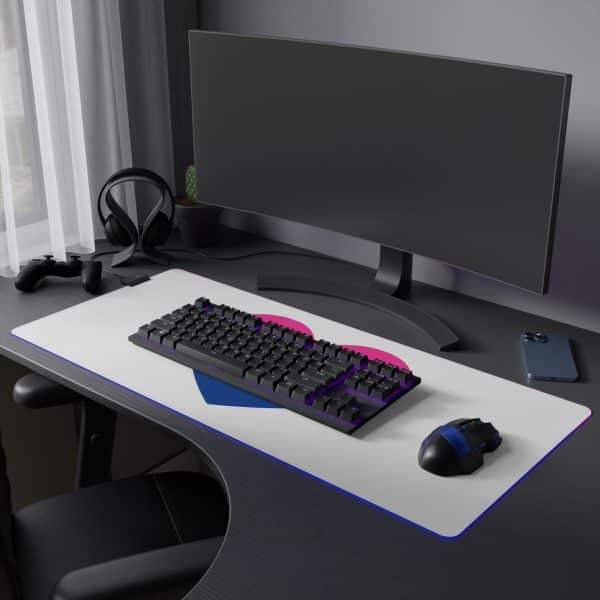 Bisexual Heart LED Gaming Mouse Pad - Image 27
