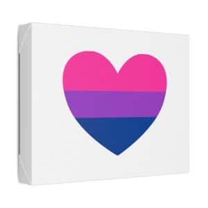 Bisexual Heart Classic Stretched Canvas