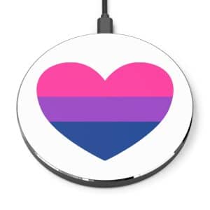 Bisexual Heart Wireless Charger