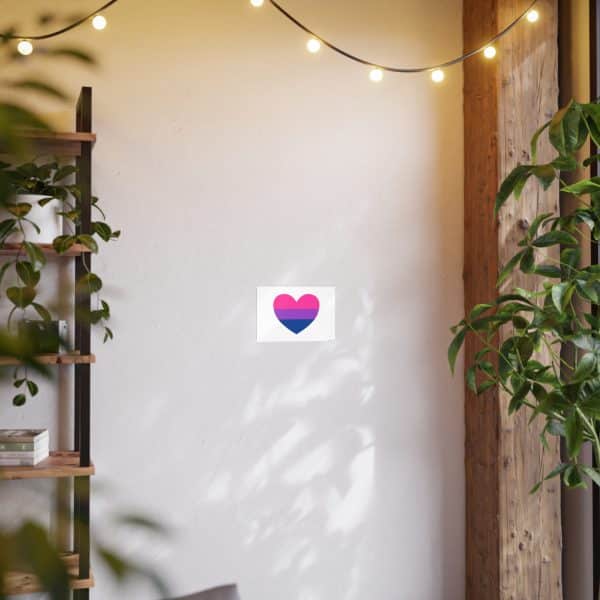 Bisexual Heart Photo Art Paper Posters - Image 11