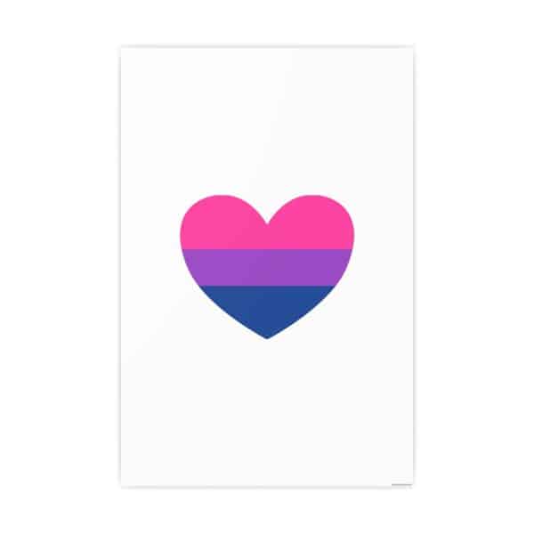 Bisexual Heart Photo Art Paper Posters - Image 82