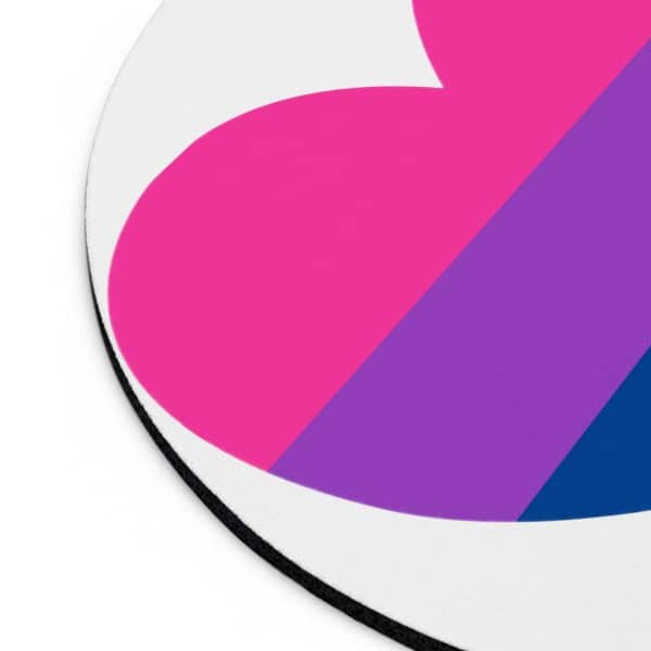 Bisexual Heart Mouse Pad - Image 5