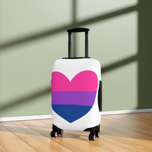 Bisexual Heart Luggage Cover - Image 4