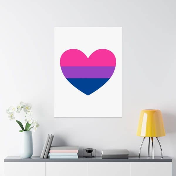 Bisexual Heart Matte Vertical Posters - Image 96