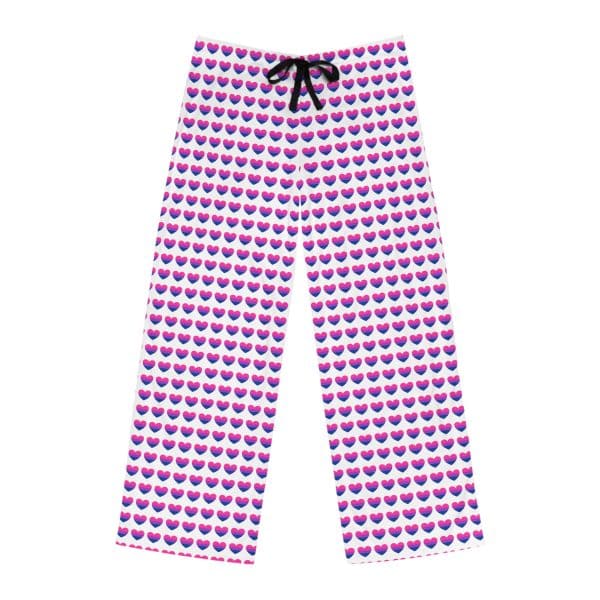 Bisexual Heart Men's Pajama Pants (AOP) - Image 7
