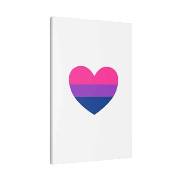 Bisexual Heart Matte Canvas, Stretched, 0.75" - Image 114
