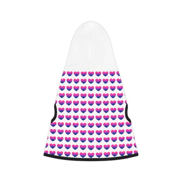 Bisexual Heart Pet Hoodie - Image 2