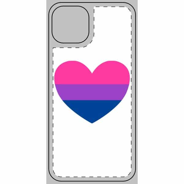 Bisexual Heart Phone Skin