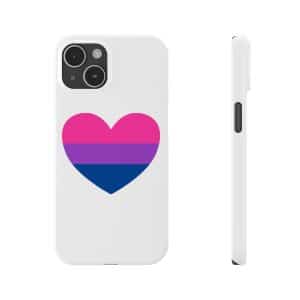 Bisexual Heart Slim Phone Cases