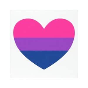 Bisexual Heart Car Magnets